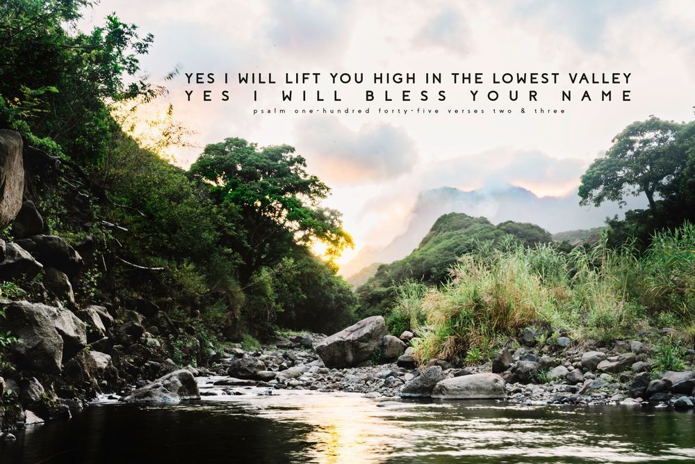 Yes I Will Bless Your Name Photography Art | The Gallery by Krissy Millar Photography