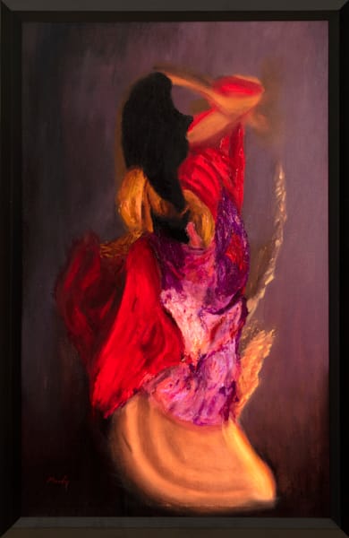 Discover the timeless beauty of the Far East with Moody’s original Geisha painting.