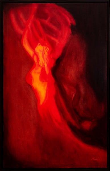 Inner Glow is an abstract nude of the female form created by artist Stephen Moody.