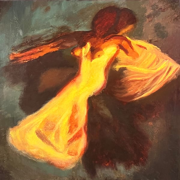 In the hushed echoes of a vibrant realm, suspended between shadow and light, I invite you to step into the dance of my latest creation, "Rapture.