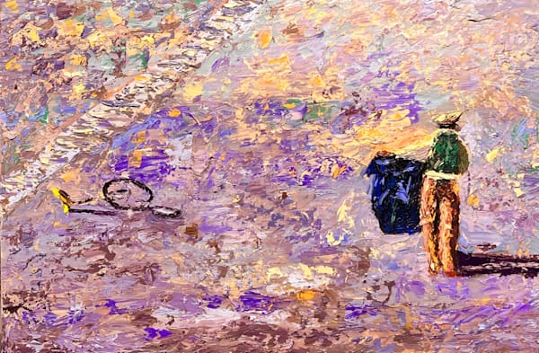 Le Magicien captures the quiet presence of a street performer 