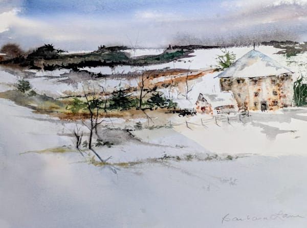 Round Barn In Charlotte, Vt. Art | Brenda Myrick Art