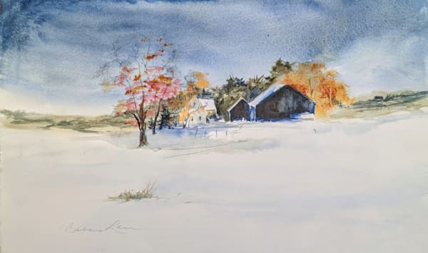 Vt. Homestead In Fall Art | Brenda Myrick Art