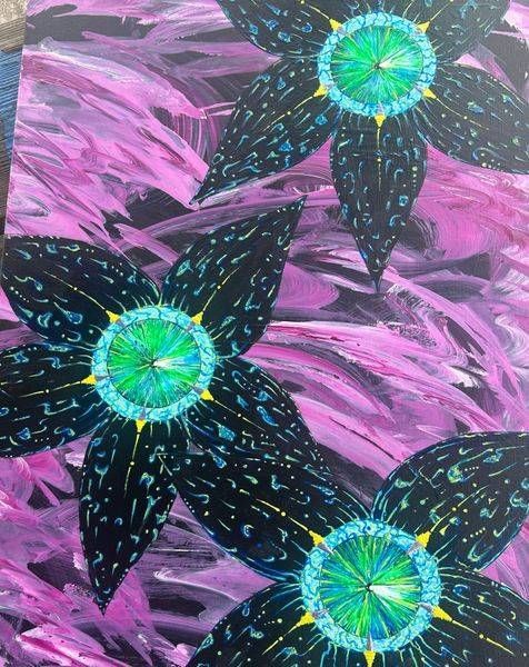 Flowered Fractures | Lucas Fine Arts 