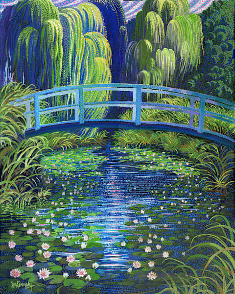 Japanese Foot Bridge Art | Ira Kennedy