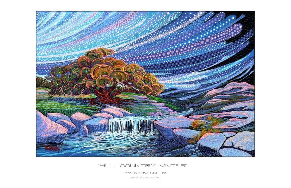 Hill Country Winter Art | Ira Kennedy