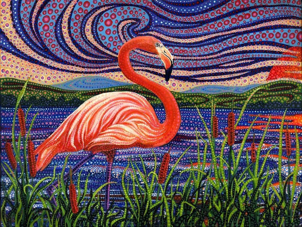 Flamingo Sunrise 1 Art | Ira Kennedy