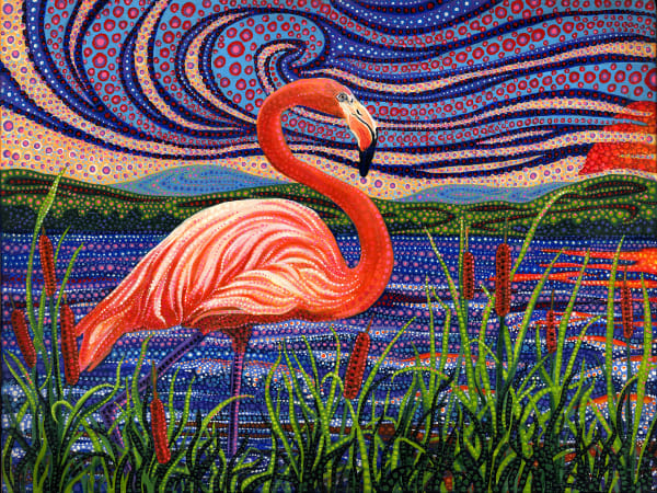 Flamingo Sunrise 1 Art | Ira Kennedy