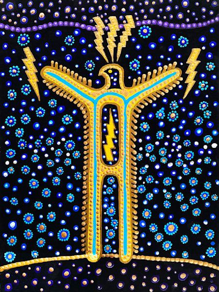 Lightning Shaman Art | Ira Kennedy
