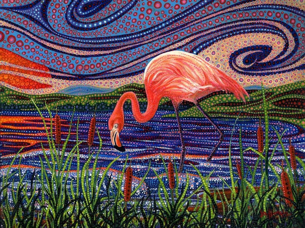 Flamingo Sunrise 2 Art | Ira Kennedy