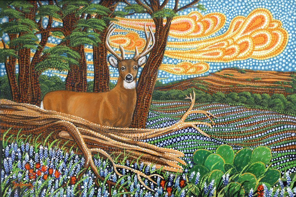 Spring Whitetail Art | Ira Kennedy