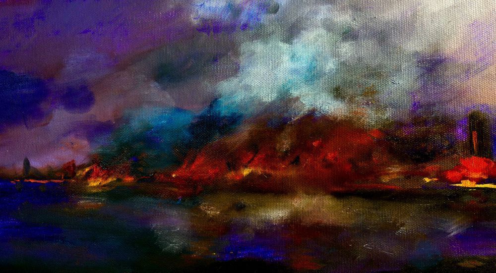 The Bombing Of Kiev Art | Elements Art
