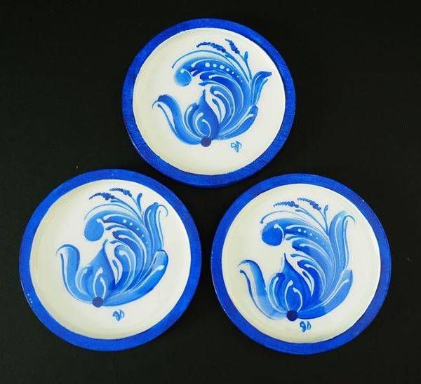 Blue Rosemal Coaster