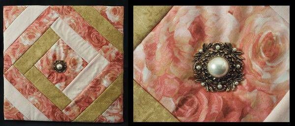 Shades of Pink and Gold Quilt