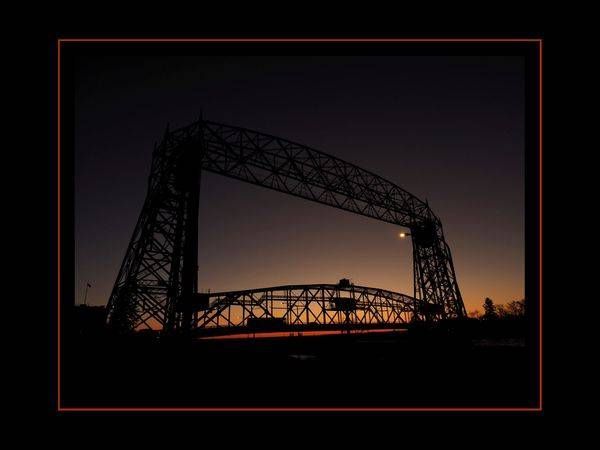 Duluth Bridge at Sunrise