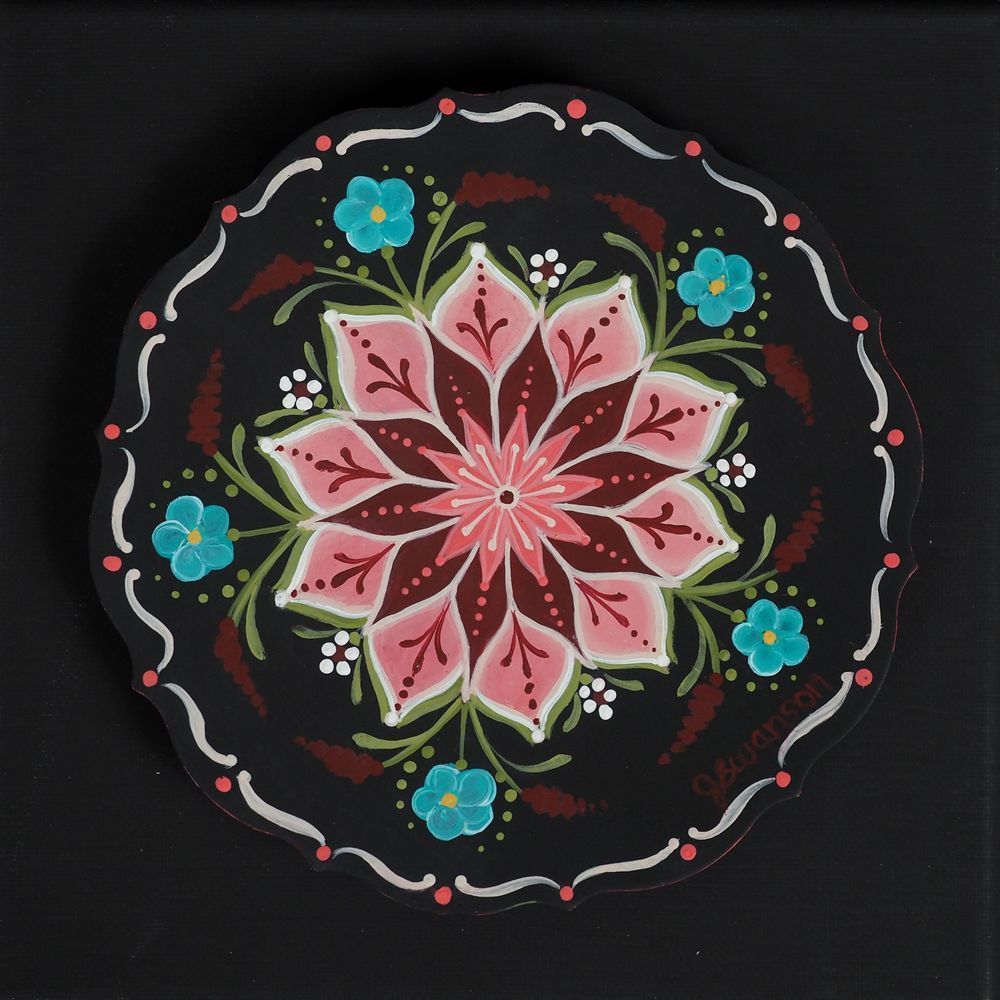 Rosemal Coral Teal Design