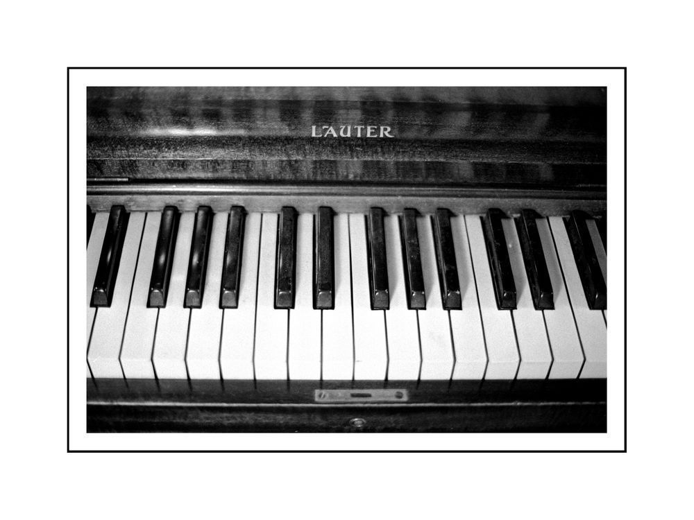 Piano12a8x6border Photography Art | Fox and Swan Arts