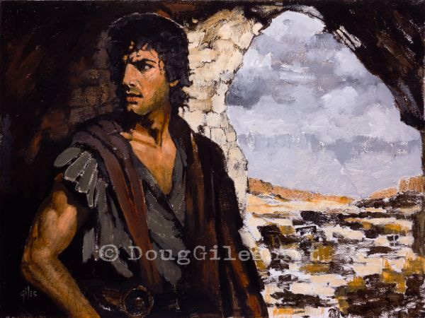 David In The Cave Of Adullam Art | Doug Giles Art, LLC