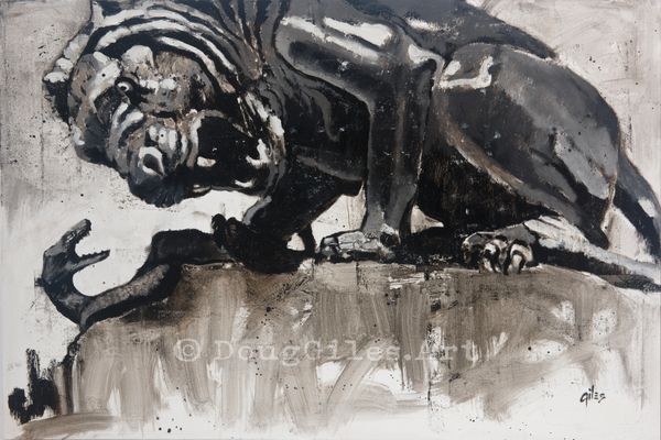The Lion Crushes The Serpent. Art | Doug Giles Art, LLC
