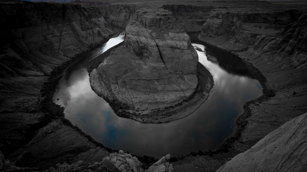 Horsehoe Reflections Photography Art | Captured Adventure Photography