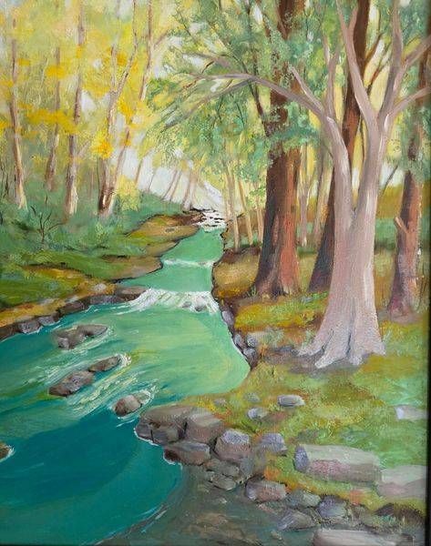 North Carolina Forest And Stream Art | Pam Holmquist Studio