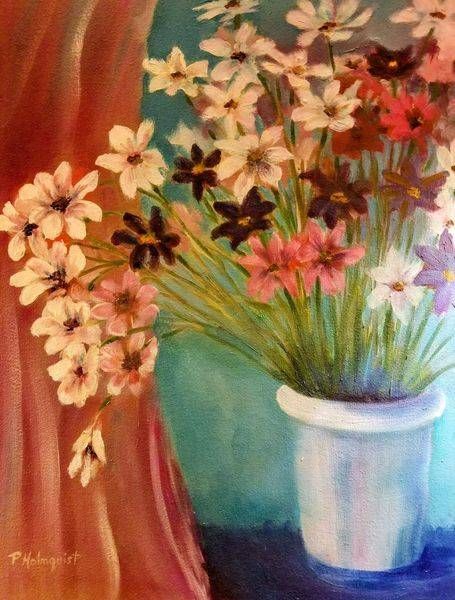 Floral Fantasy On Stage Art | Pam Holmquist Studio