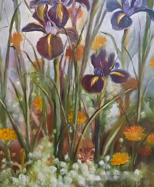 Iris Guardians For Kitty Art | Pam Holmquist Studio