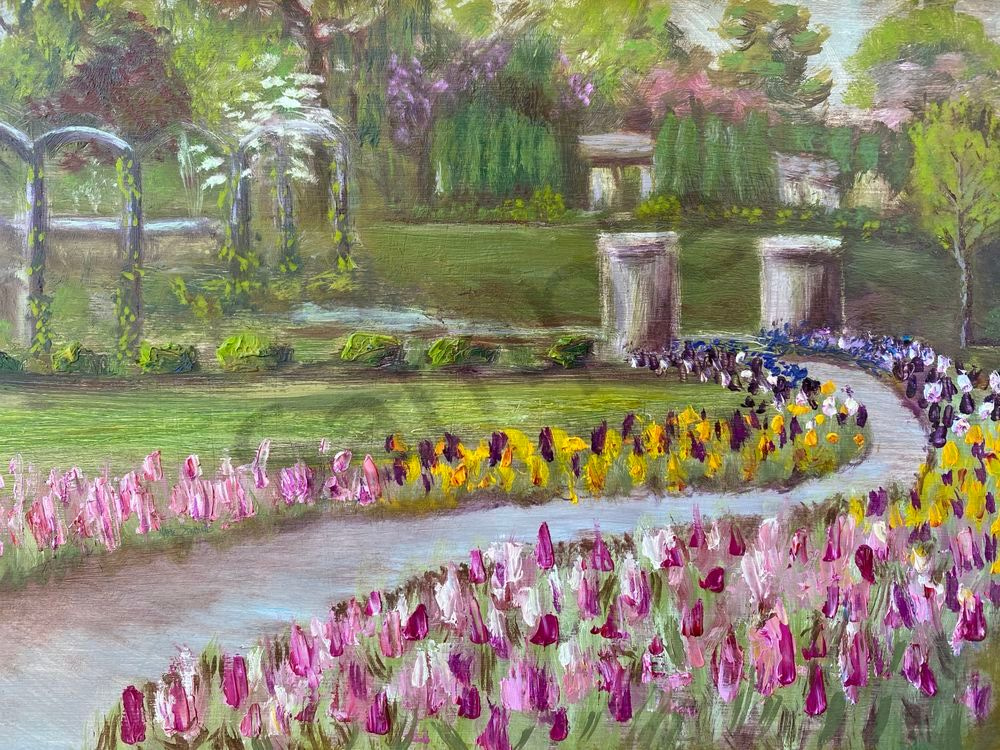 The Tulips at Vander Veer Park, 5x7 Greeting Cards