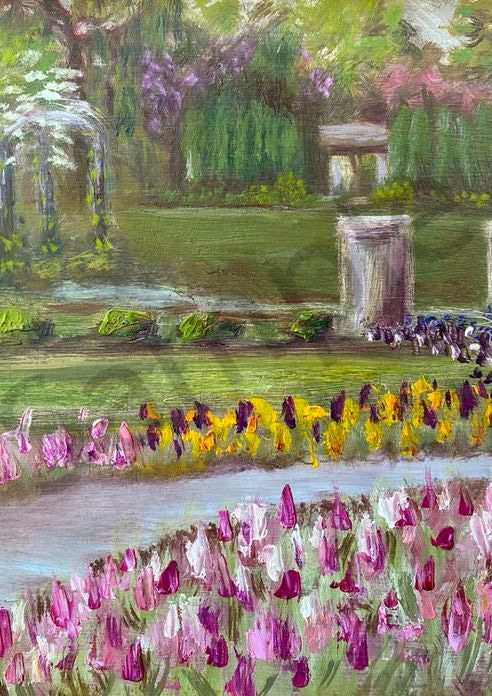 The Tulips at Vander Veer Park, 5x7 Greeting Cards