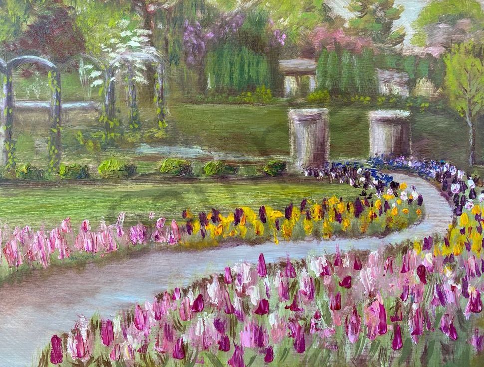 The Tulips at Vander Veer Park, 5x7 Greeting Cards