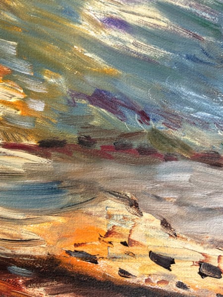 Abstract Art Inspired by Pheasant Feathers by Marie Stephens