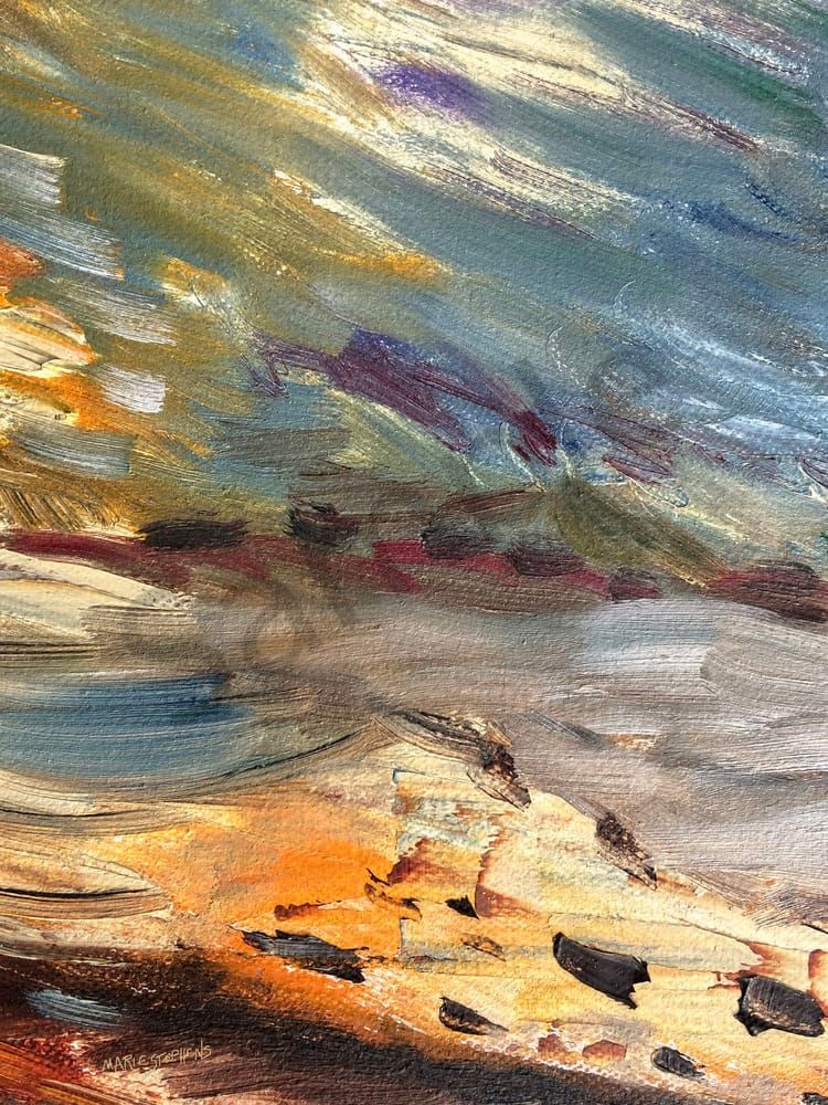the pheasant abstract number 1 marie stephens art