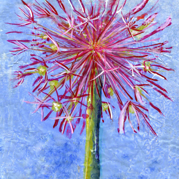 Shop Purple Allium Flower Wall Art Prints