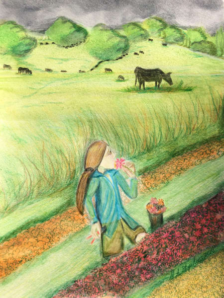 If you feel the urge to pick every perfect flower in sight when you see a storm brewing....