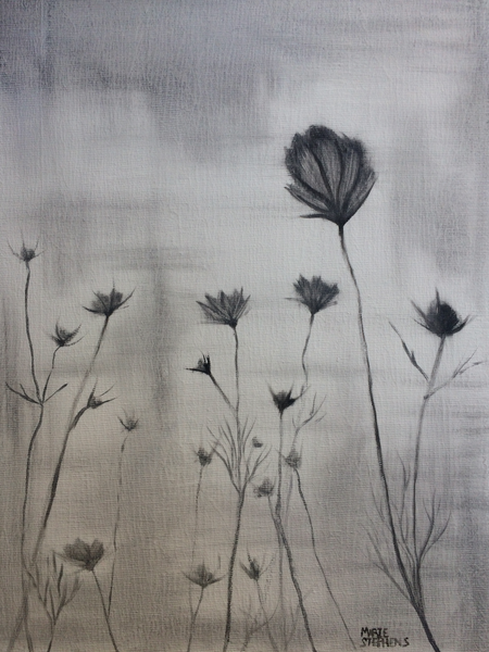 Cosmos Reaching For The Stars Art | Marie Stephens Art