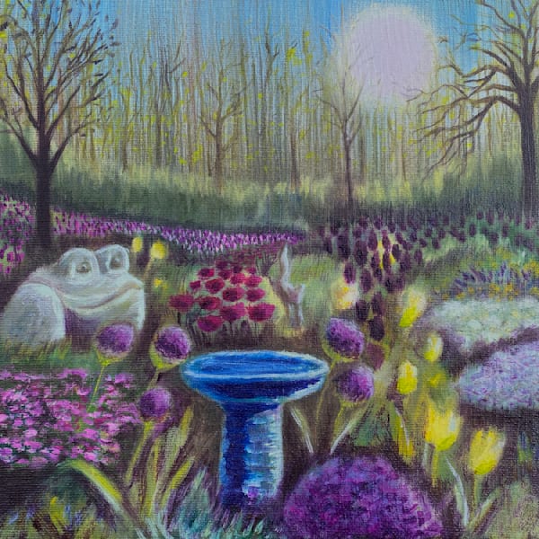 My Whimsical Tulip Garden is now available as a print!