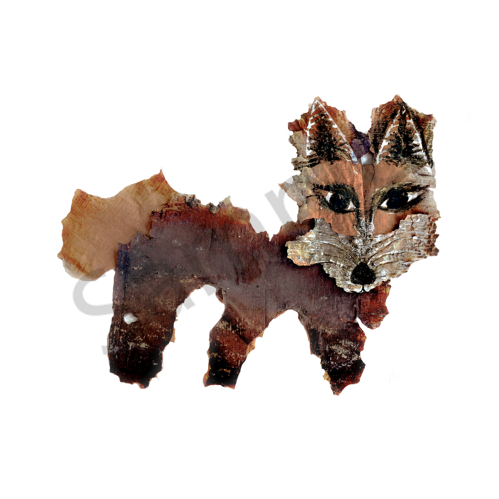 Swanky Frank E Fox 9.25x9.25 Art | Marie Stephens Art