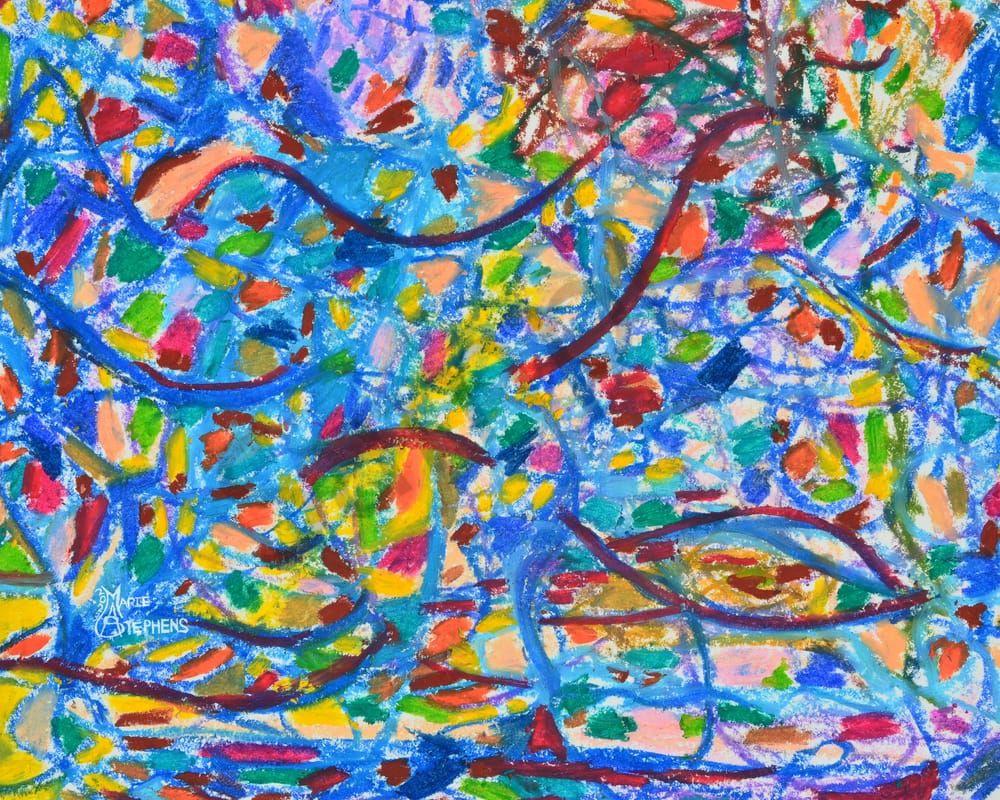 Puzzled by the Puzzle, an Abstract Expression I Made on December 27, 2023
