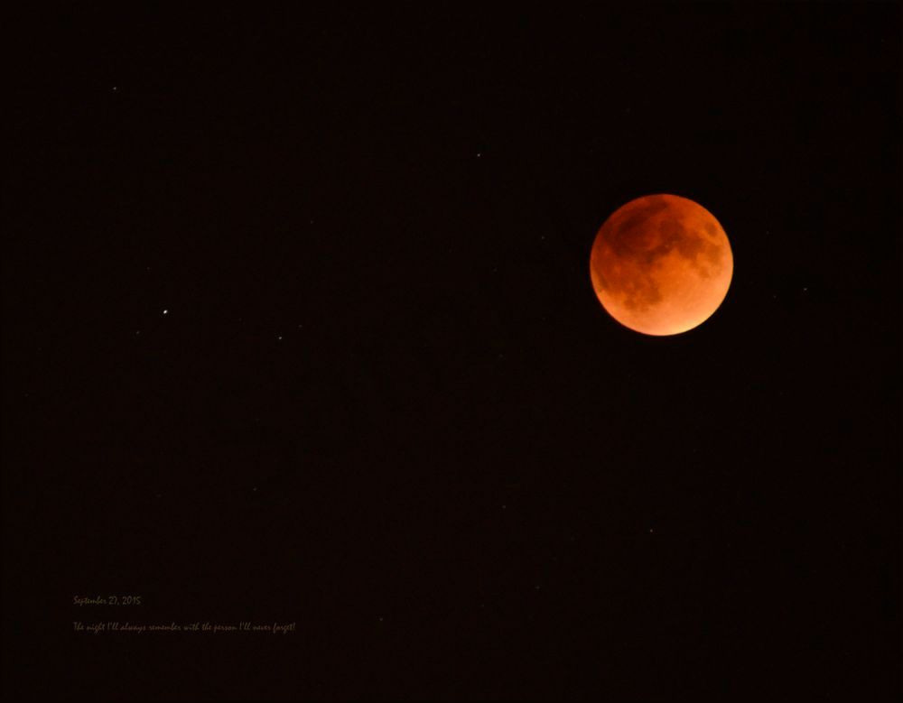 Red Blood Moon September 27, 2015 Art | Marie Stephens Art
