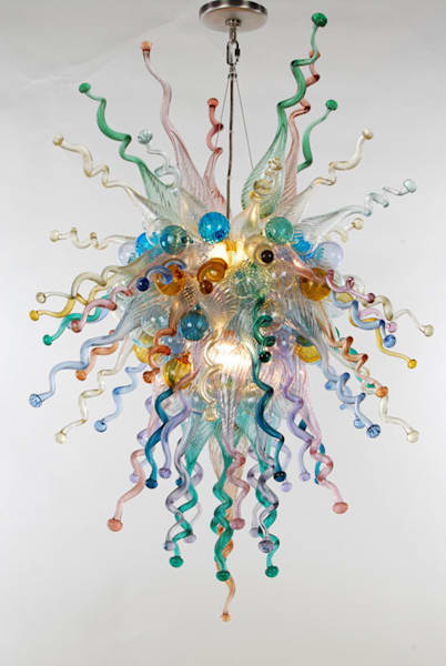 Chandelier #591 | Ed Pennebaker, Red Fern Glass