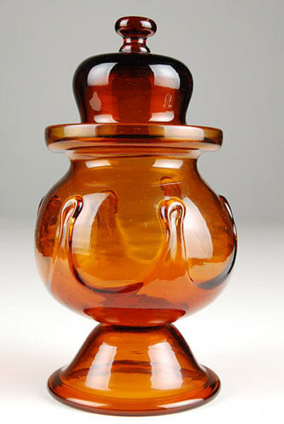 Lily Pad Sugar Bowl | Ed Pennebaker, Red Fern Glass