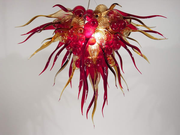 Chandelier #316 | Ed Pennebaker, Red Fern Glass