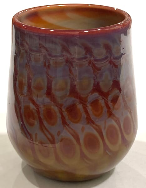 Wine Cup #3526 | Ed Pennebaker, Red Fern Glass