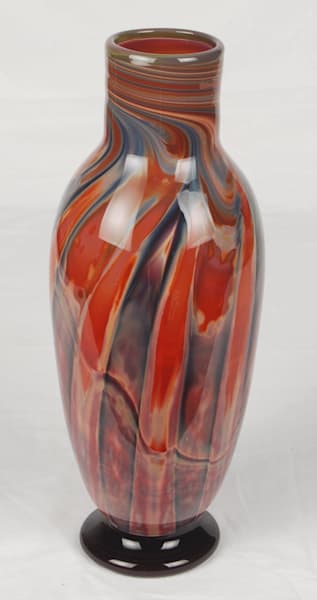 Vase | Ed Pennebaker, Red Fern Glass
