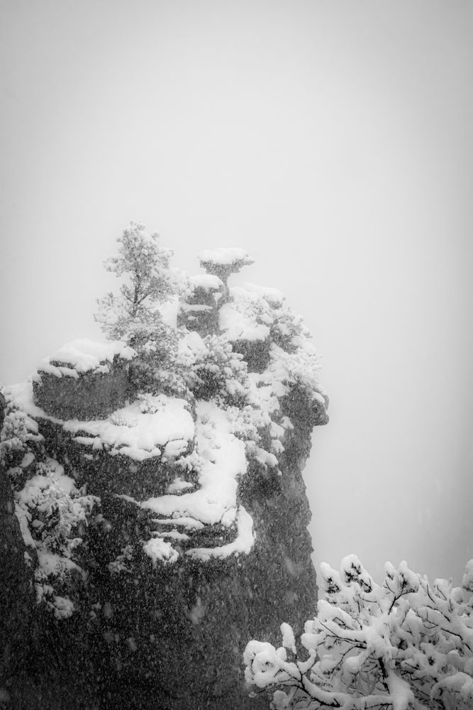 Blizzard at the Grand Canyon