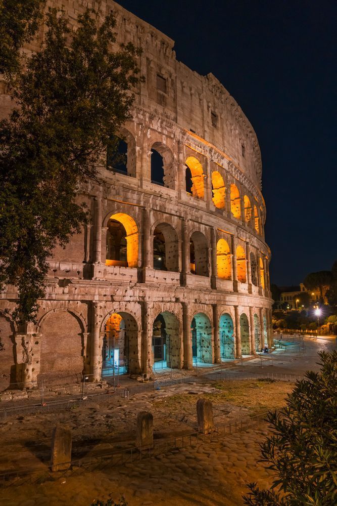 Colosseum at Night - Stunning Architectural Photography