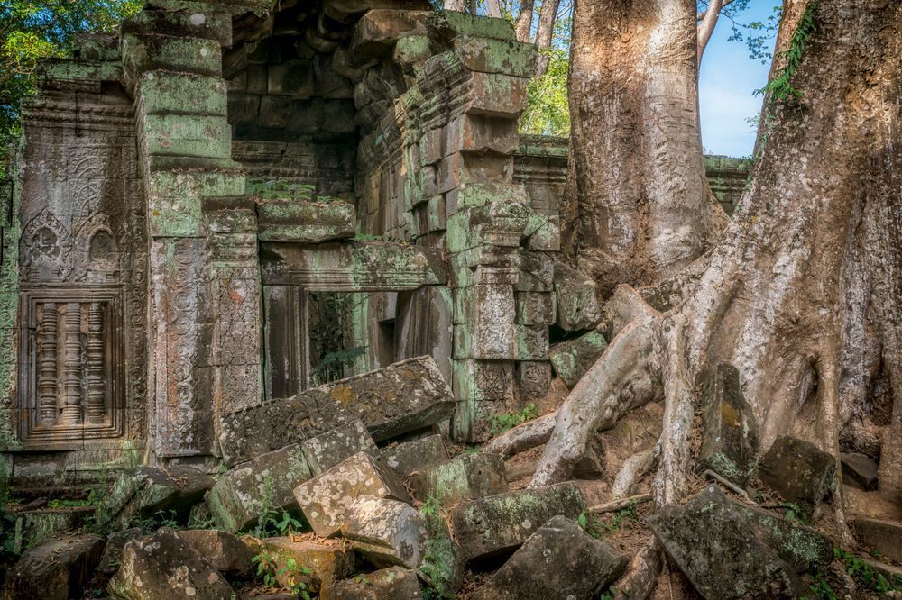 Collapse - Ta Prohm photography