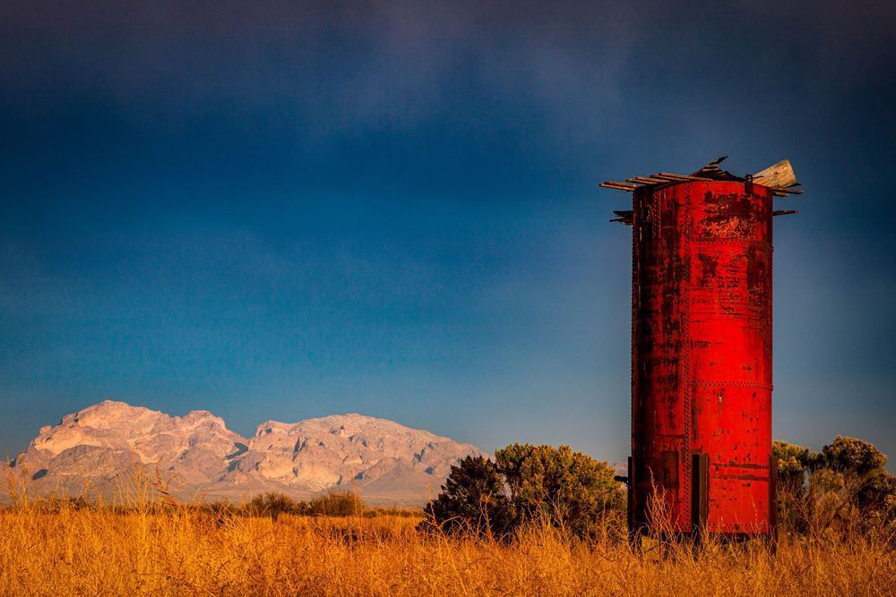 Abandoned Silo in Tonopah, Arizona - Landscape Photography