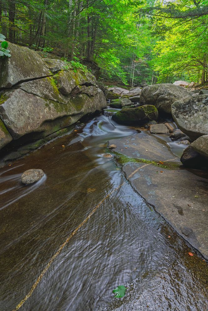 Flowing over the Rock - Bear River Photography