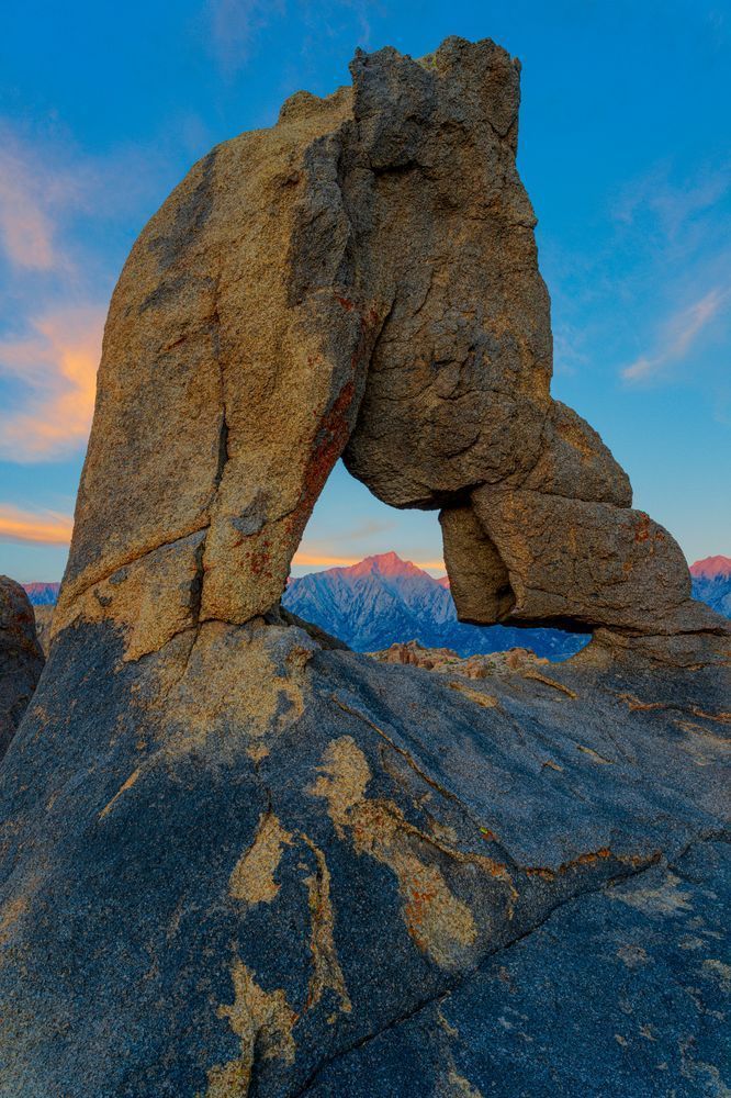Glow through the Arch - Serene Landscape Photography